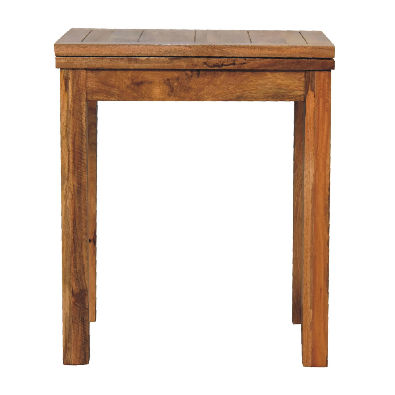 Mini Oak-ish Butterfly Dining Table. Solid Mango Wood