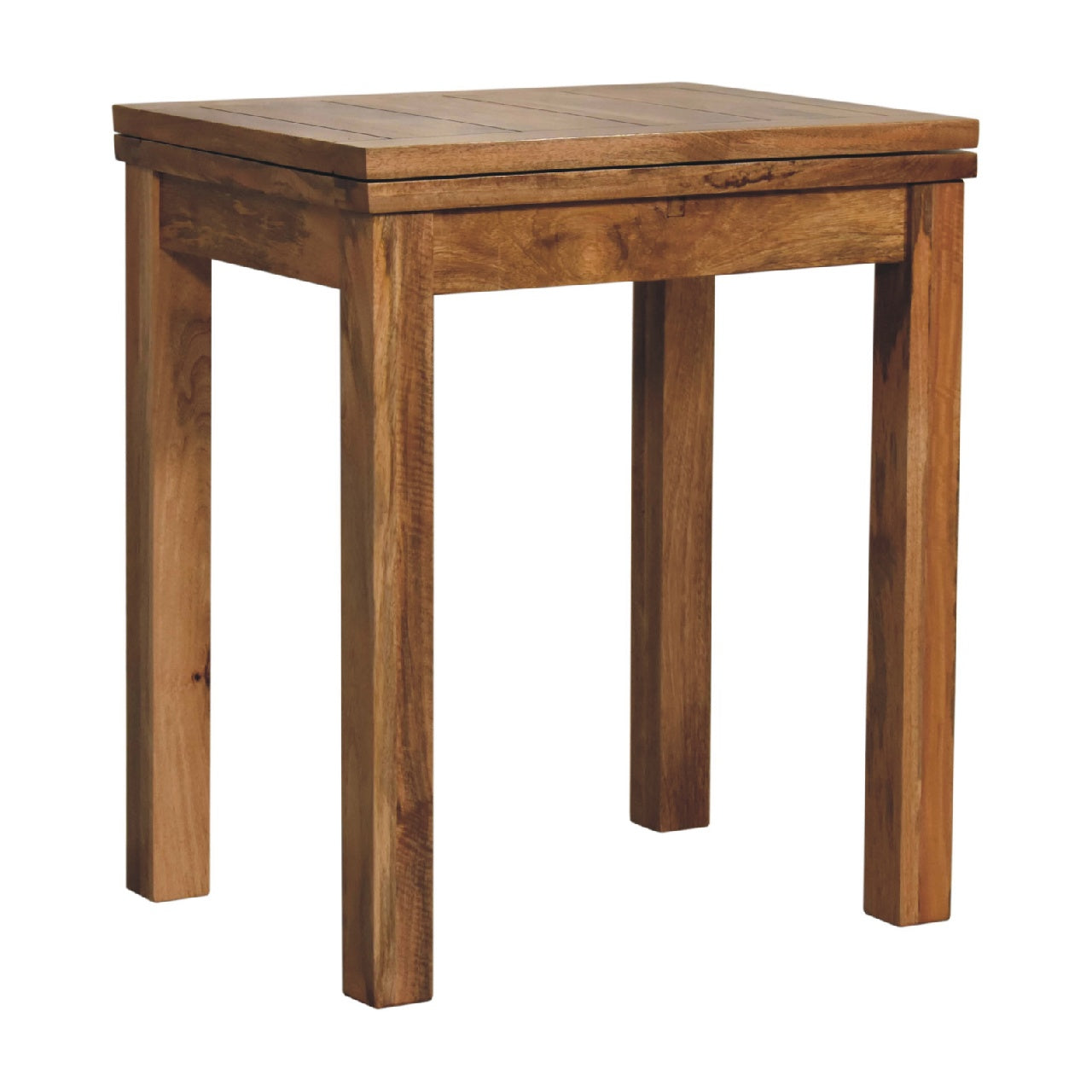 Mini Oak-ish Butterfly Dining Table. Solid Mango Wood