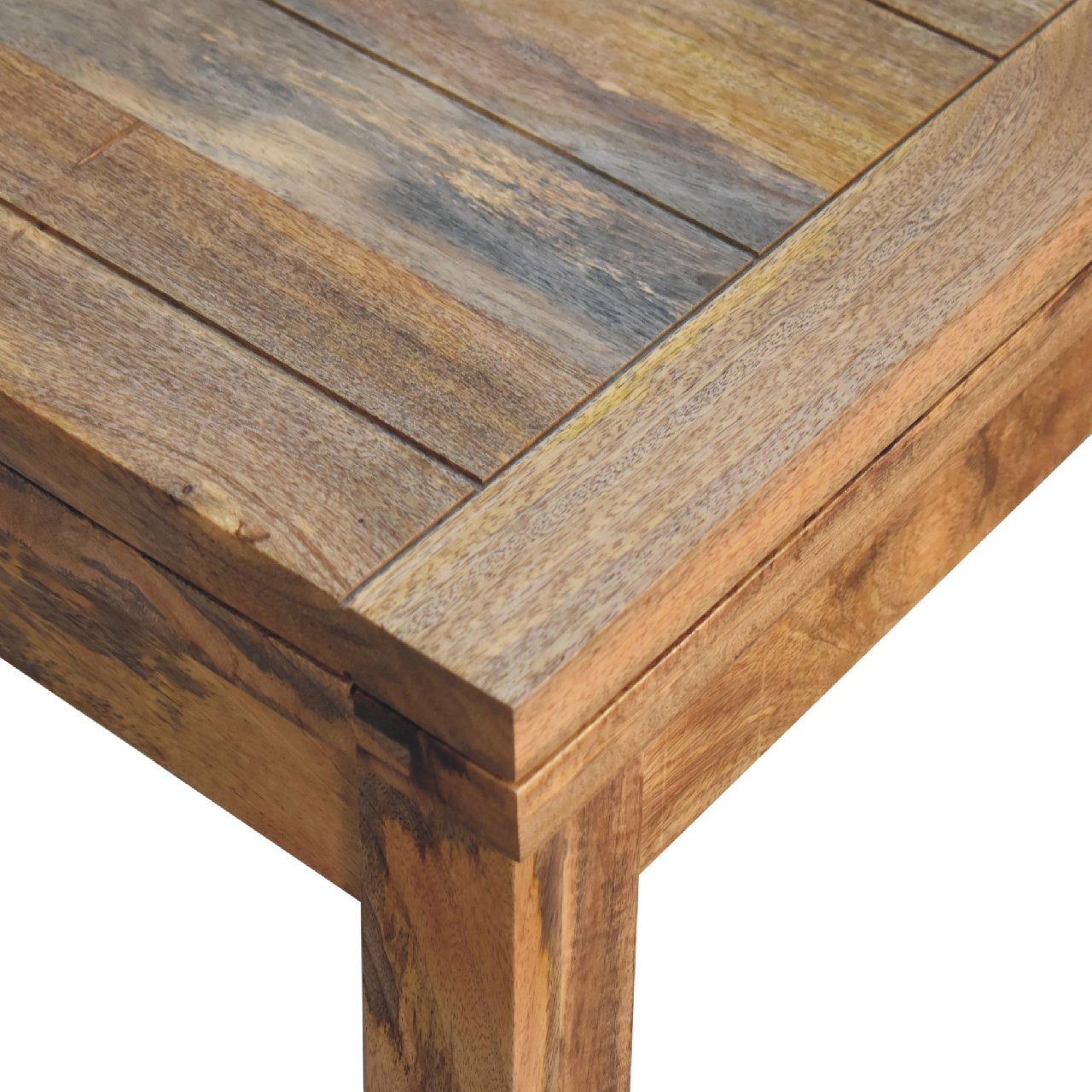 Mini Oak-ish Butterfly Dining Table. Solid Mango Wood
