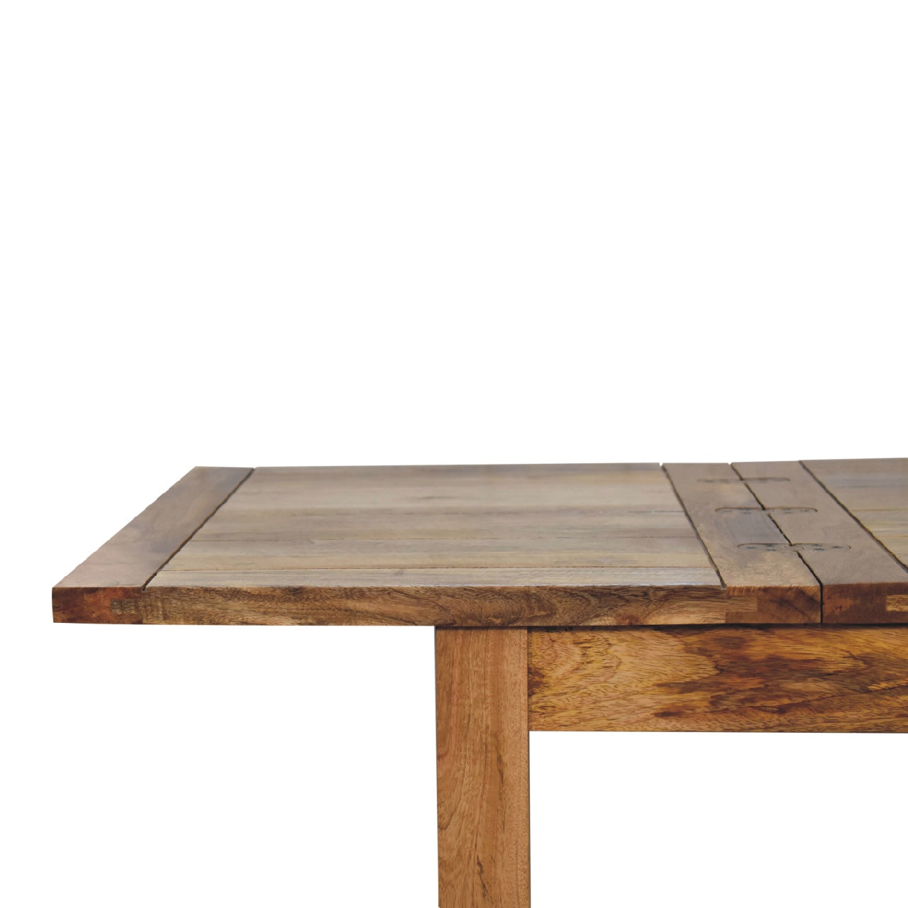 Mini Oak-ish Butterfly Dining Table. Solid Mango Wood