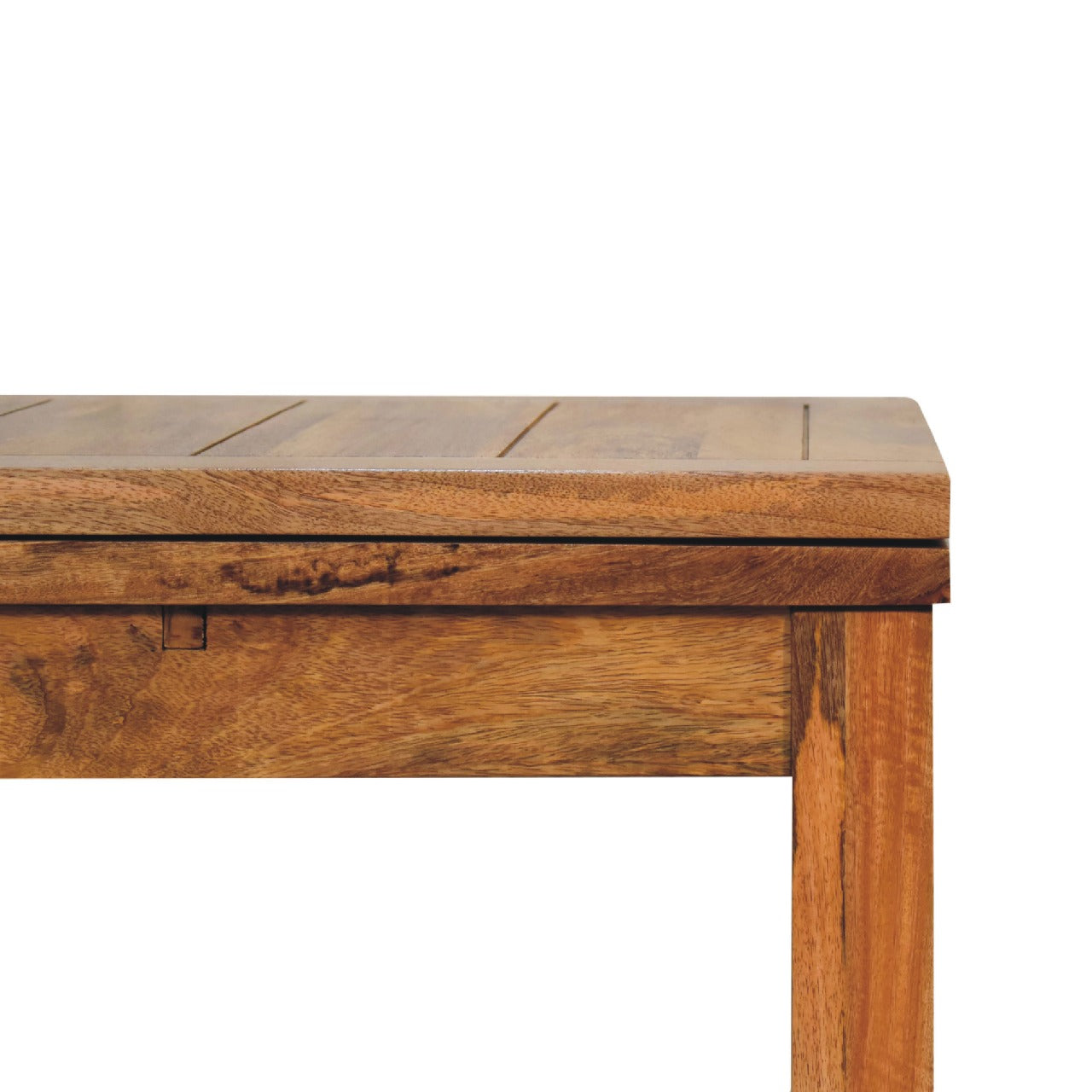 Mini Oak-ish Butterfly Dining Table. Solid Mango Wood