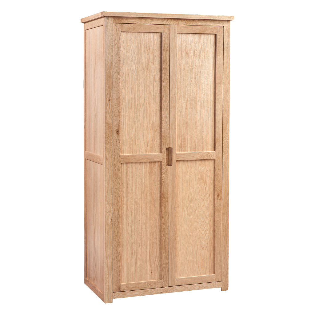 Moderna Ladies' Robe. Oak Wardrobe 100% Solid Oak