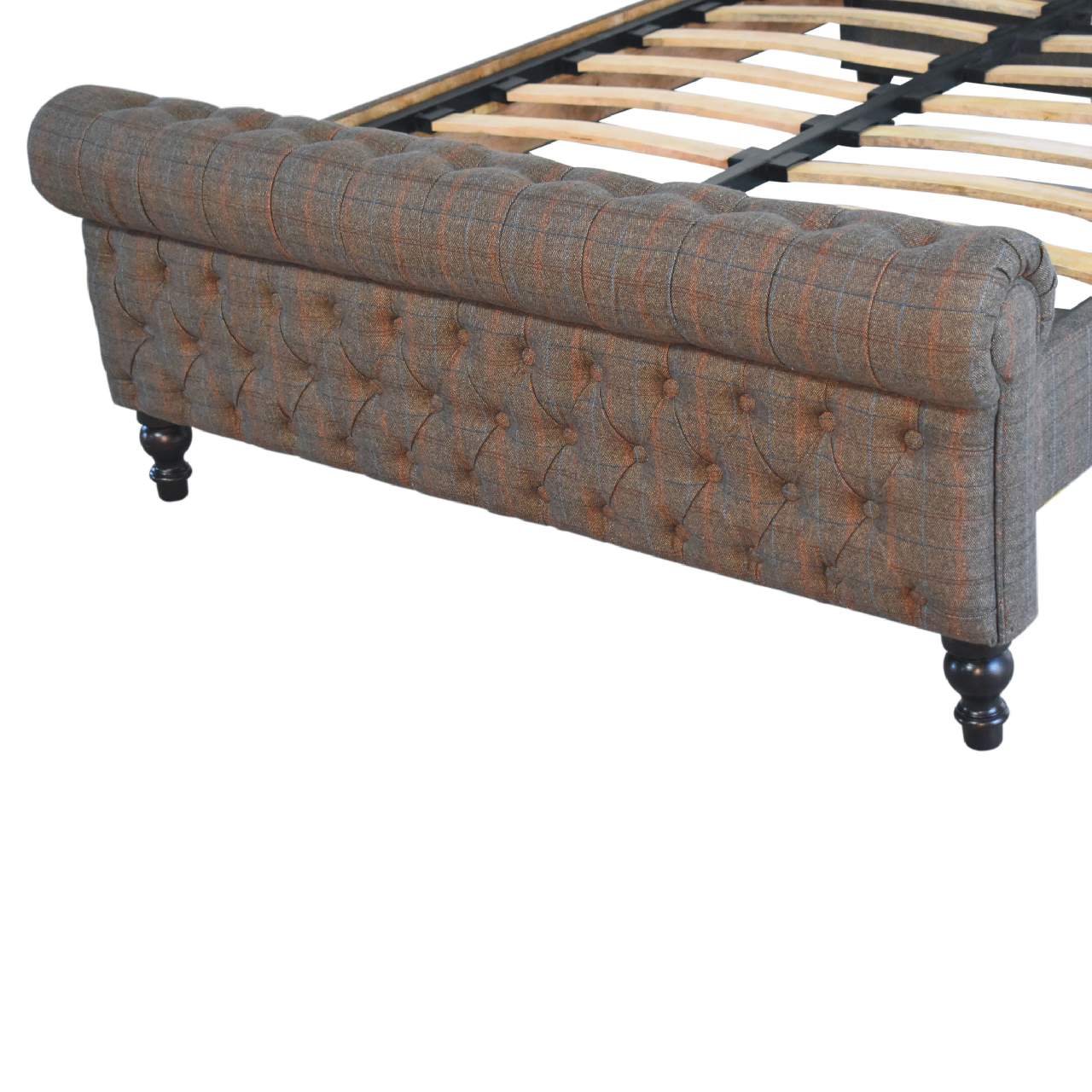 Multi Tweed Bed. 100% Sold Mango Wood