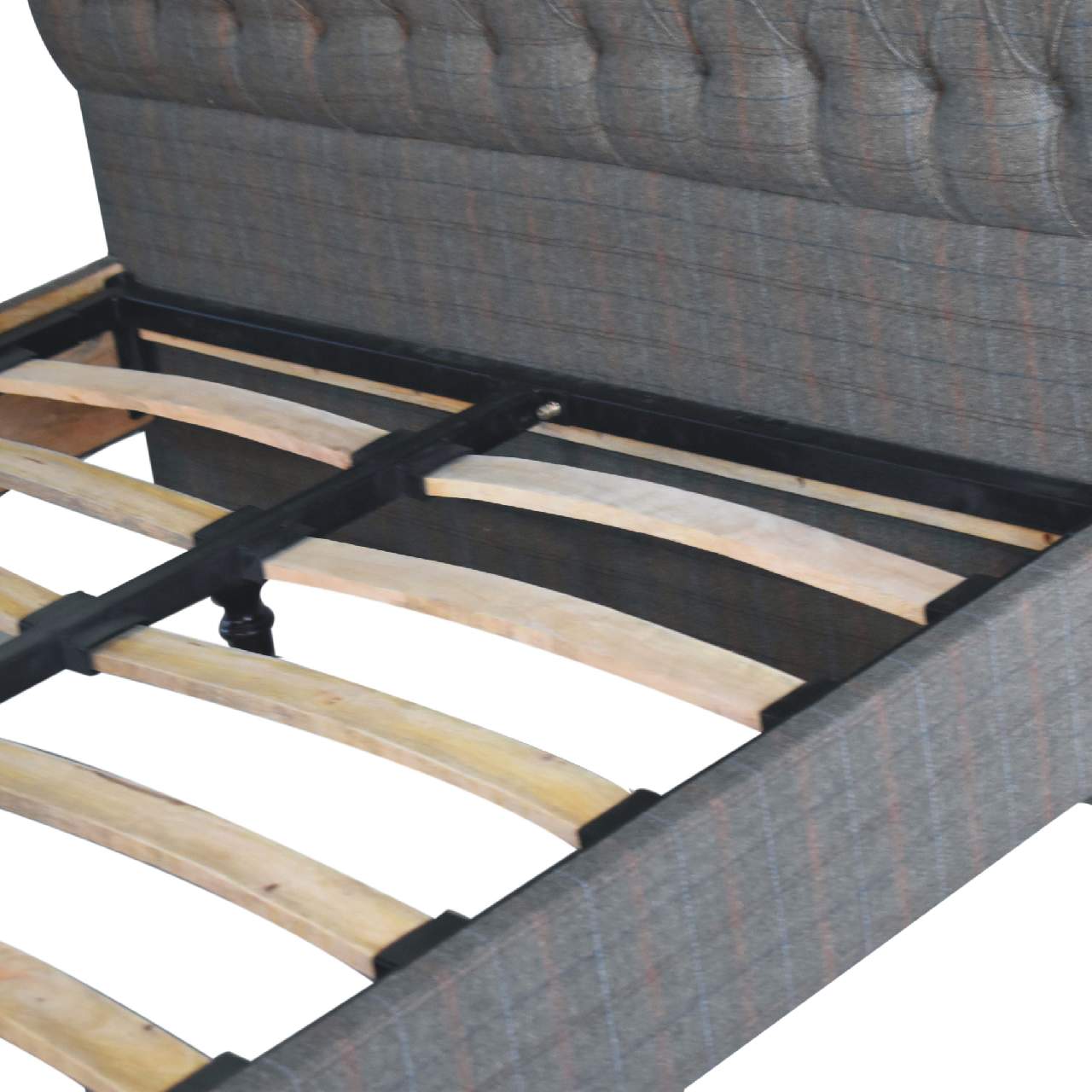 Multi Tweed Bed. 100% Sold Mango Wood