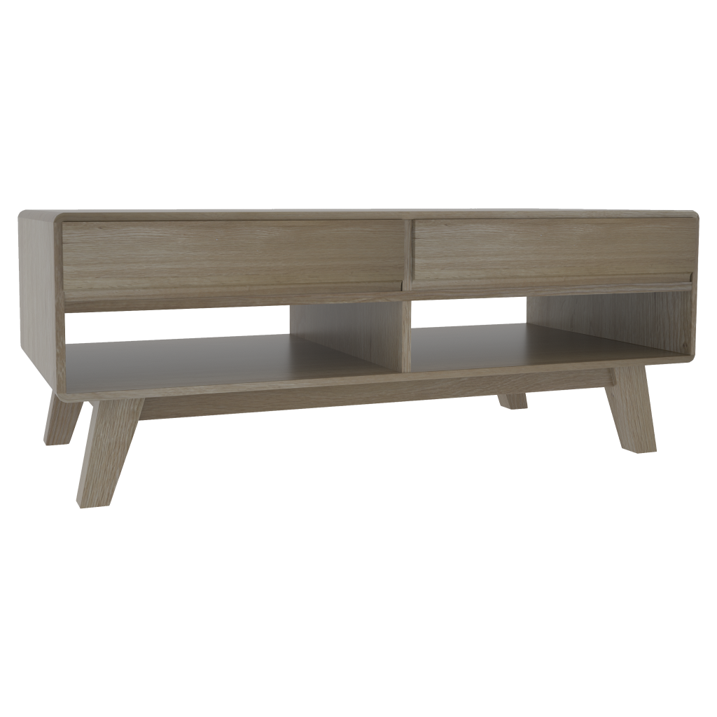 Nordic Coffee Table. Solid Oak & Pawlonia 100% Solid Oak1