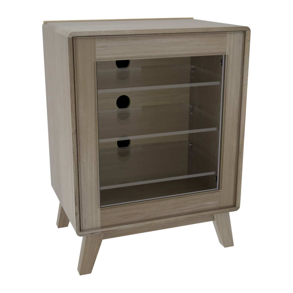 Nordic Medium TV Unit Solid Oak & Paulownia 100% Solid Oak1