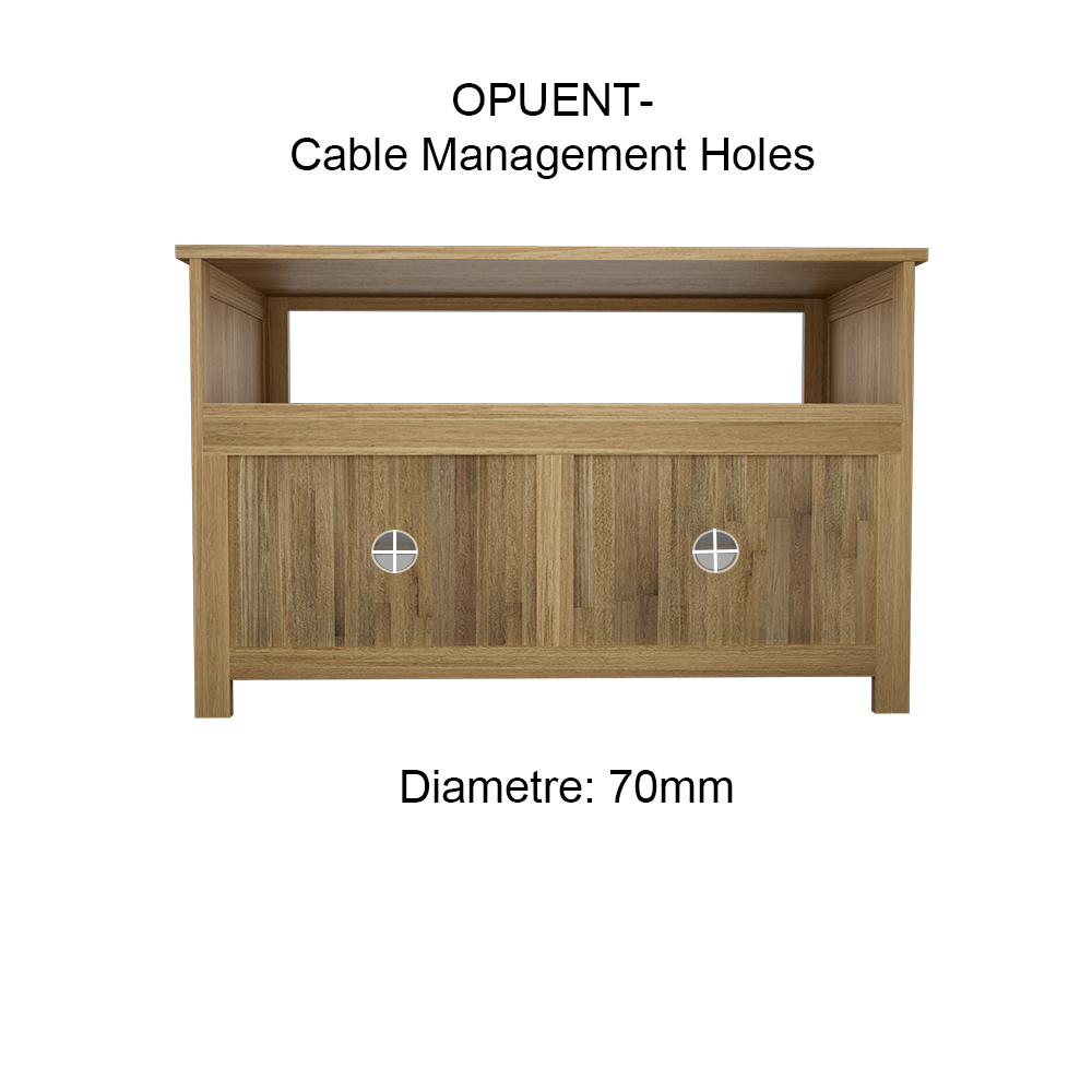 Opus Entertainment Unit. 100% Solid Oak