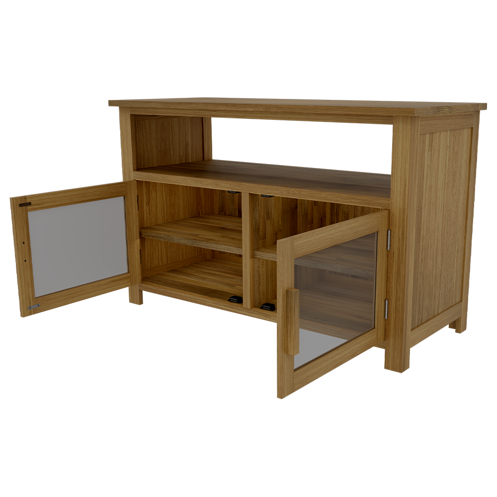 Opus Entertainment Unit. 100% Solid Oak