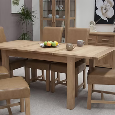 Opus Extending Dining Table. 100% Solid Oak