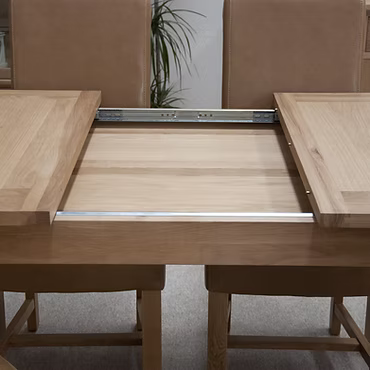 Opus Extending Dining Table. 100% Solid Oak