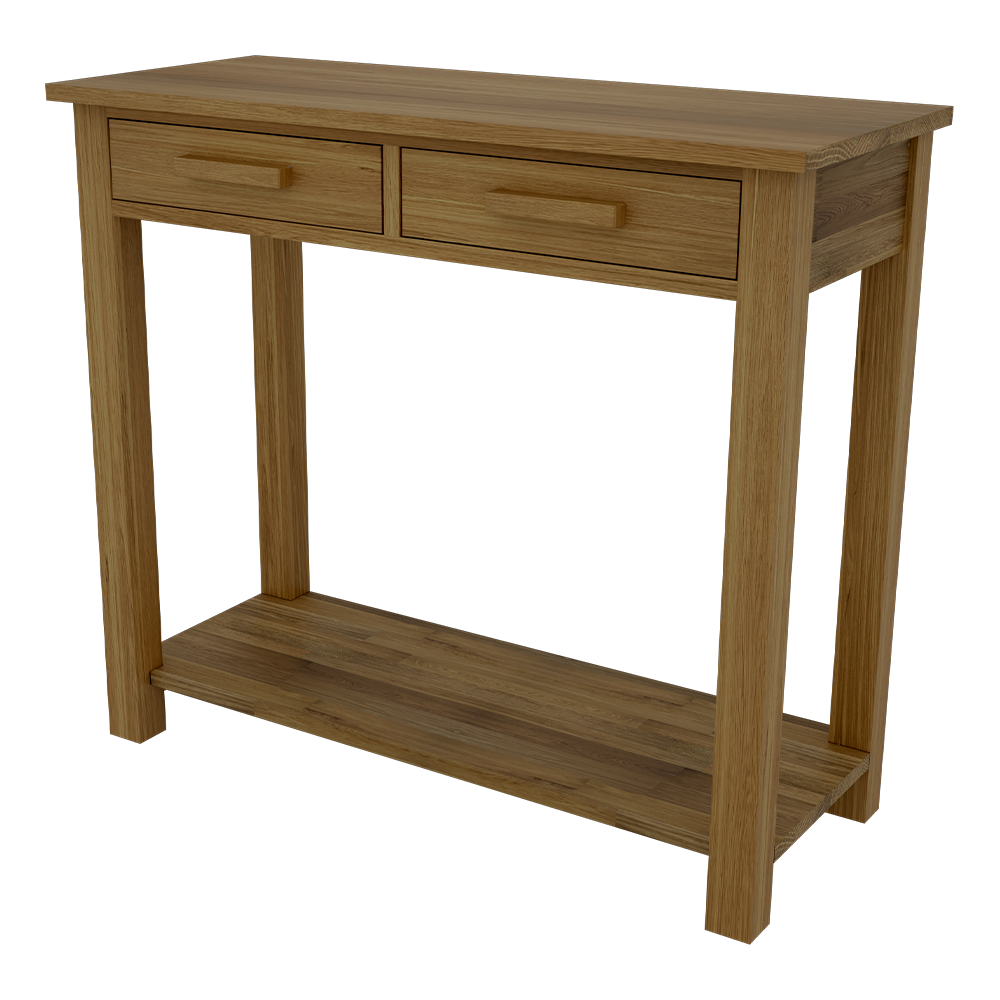 Opus Hall/Console Table. 100% Solid Oak