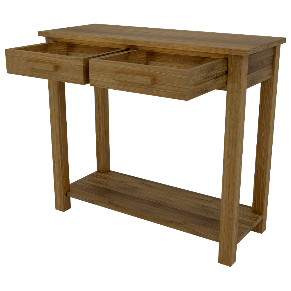 Opus Hall/Console Table. 100% Solid Oak