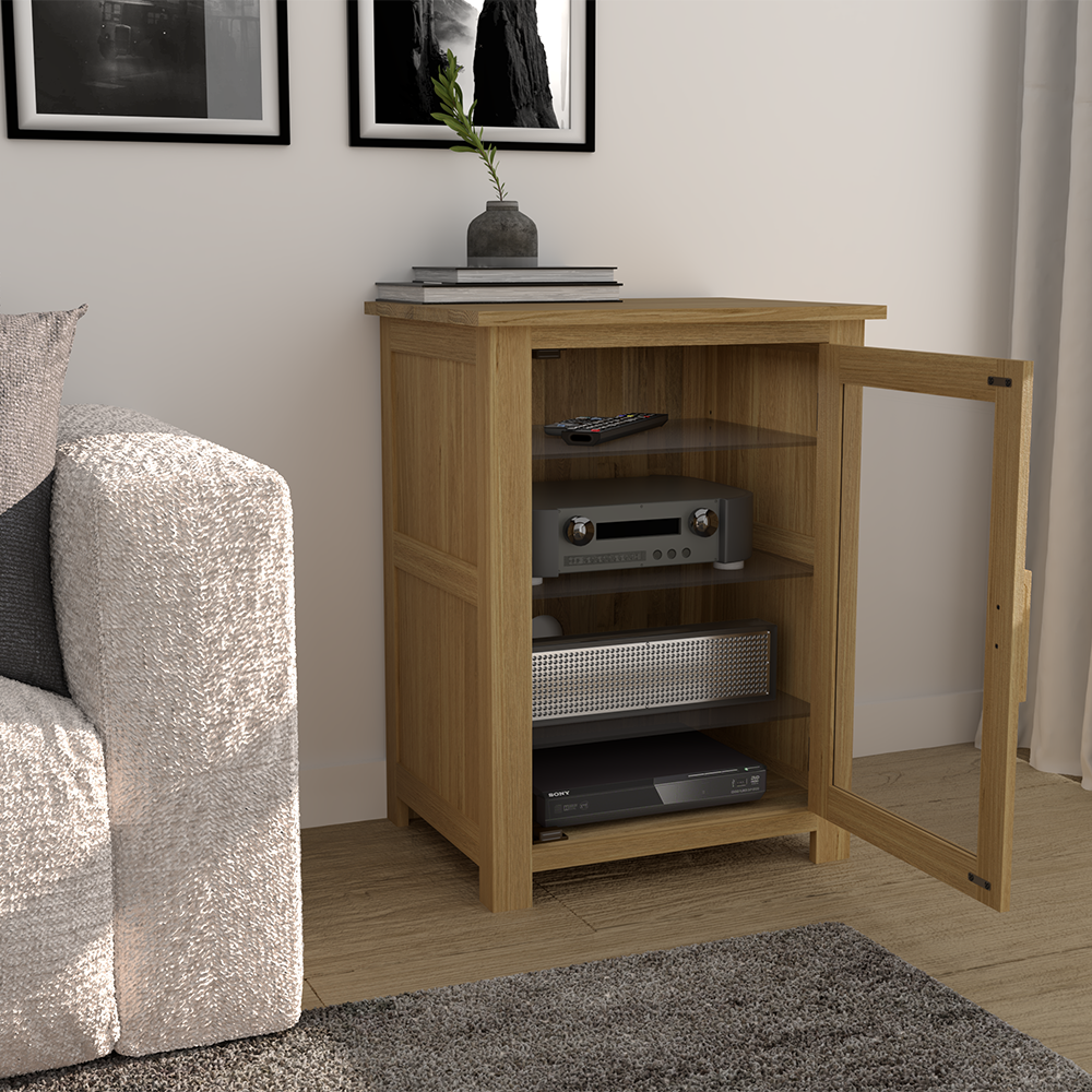 Opus Hi-Fi Unit. 100% Solid Oak
