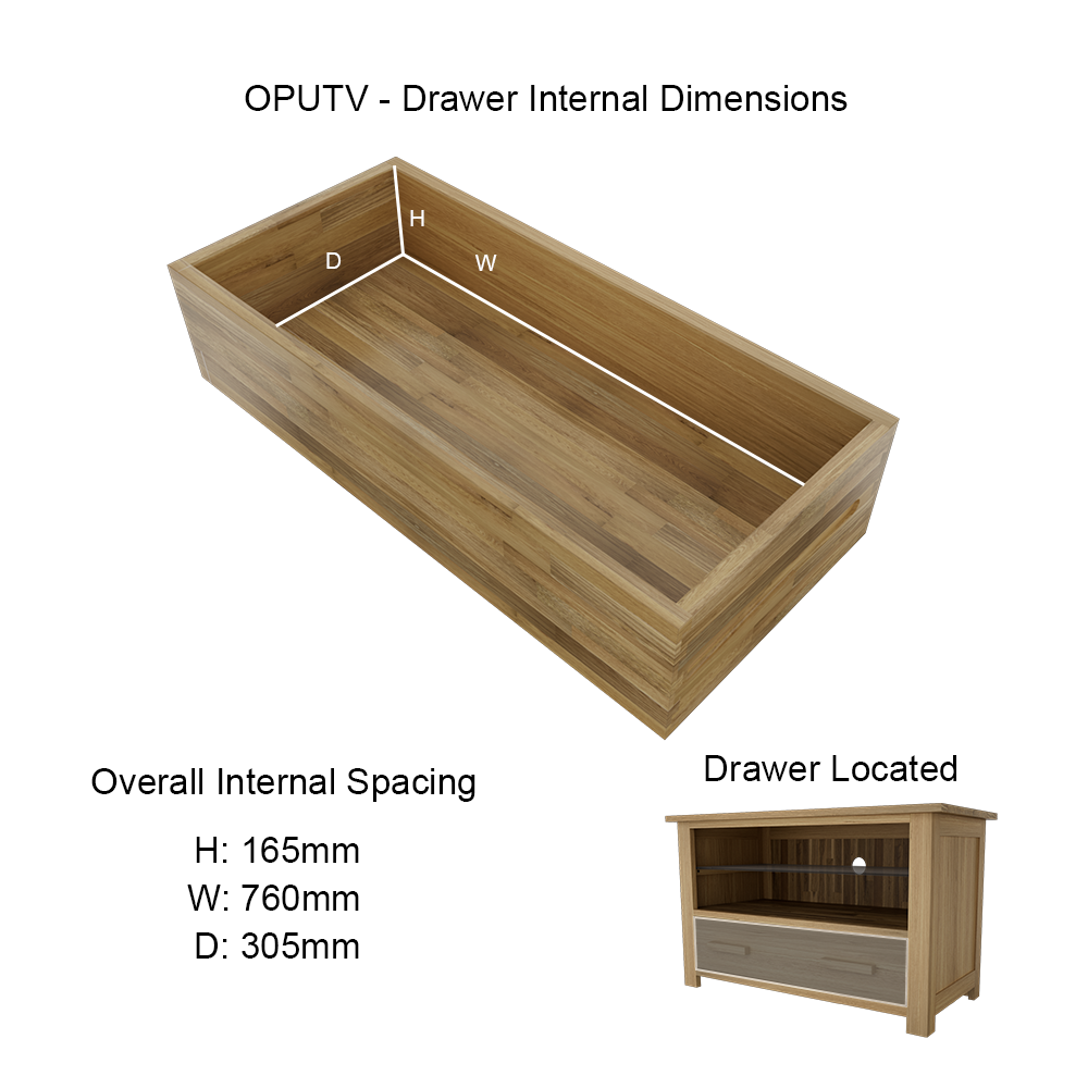 Opus Kingsize Bed - High foot end 100% Solid Oak