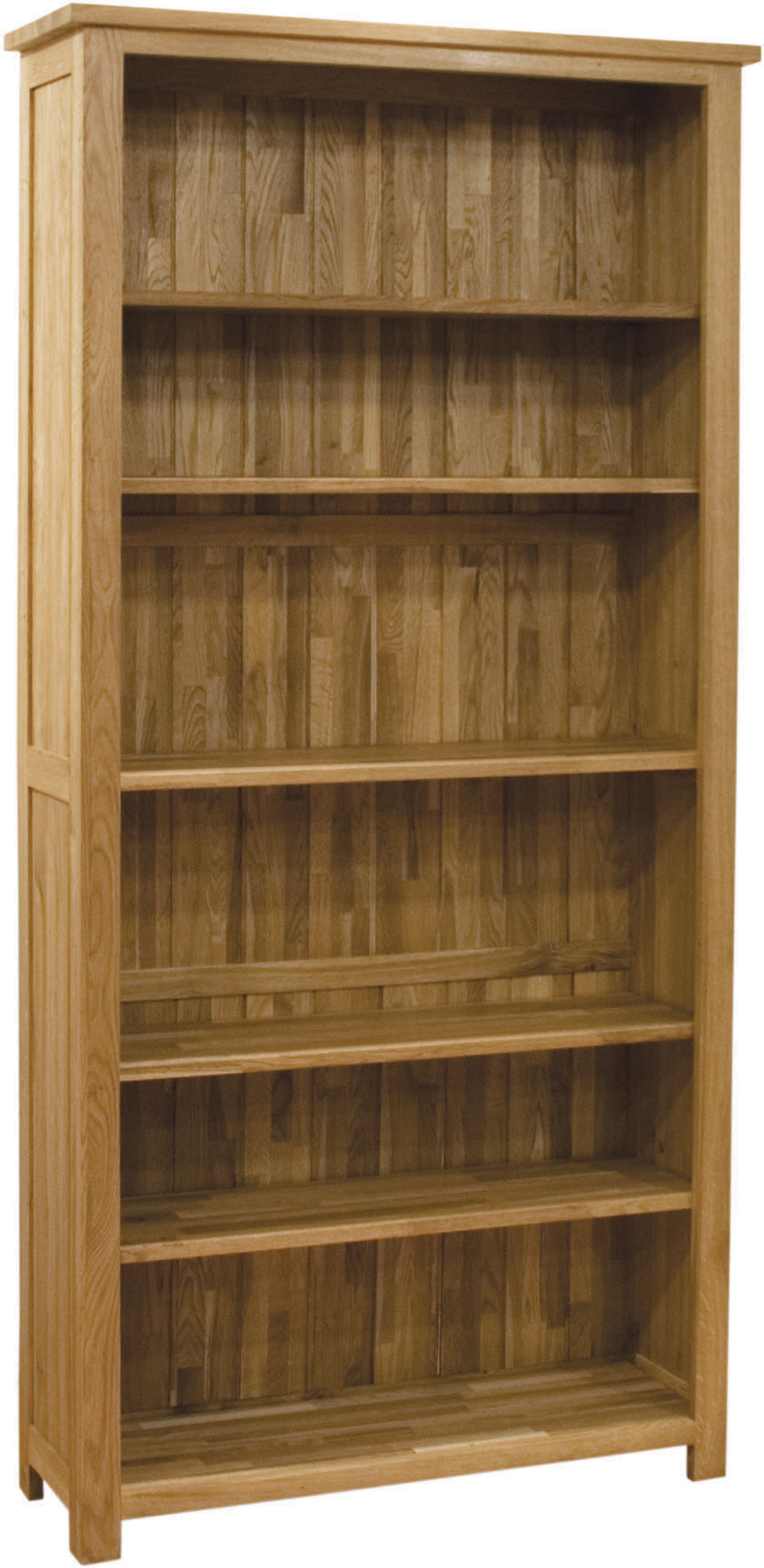Opus Large Bookcase. 100% Solid Oak
