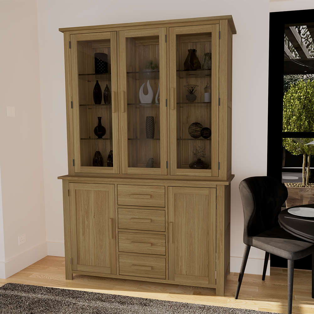 Opus Large Sideboard Top. 100% Solid Oak