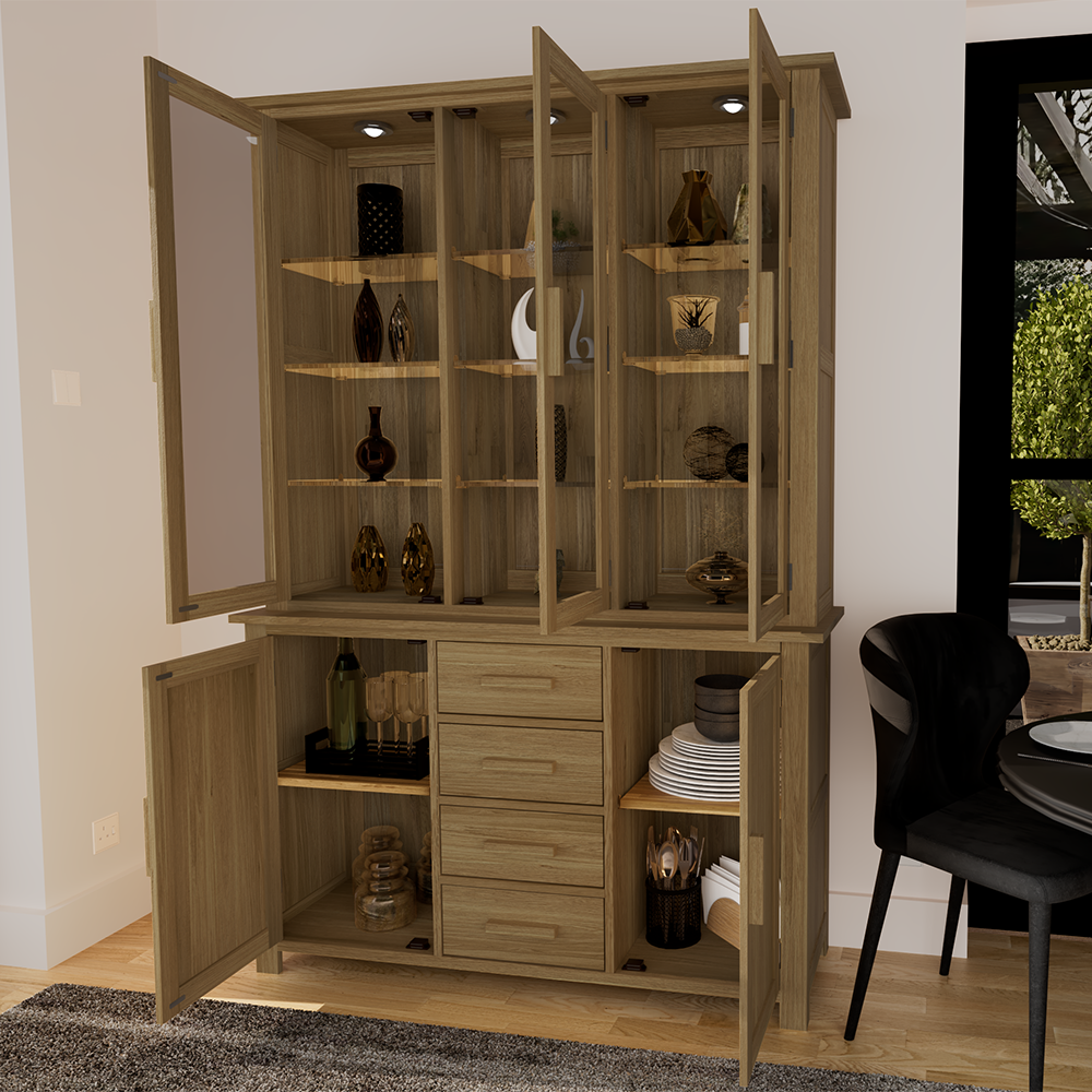 Opus Large Sideboard Top. 100% Solid Oak