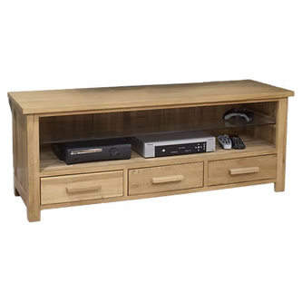 Opus Plasma TV Unit. 100% Solid Oak