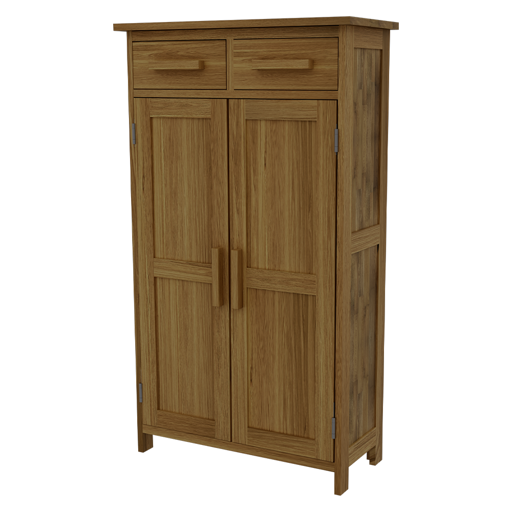 Opus Shoe Cupboard. 100% Solid Oak