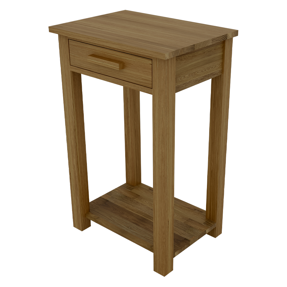 Opus Small Hall/Console Table. 100% Solid Oak