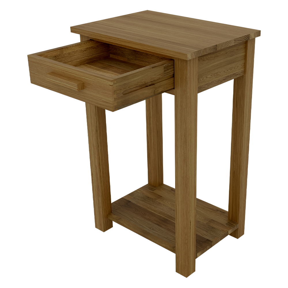 Opus Small Hall/Console Table. 100% Solid Oak