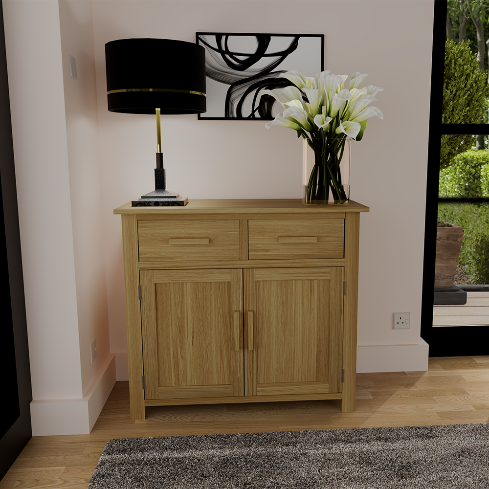 Opus Small Sideboard. 100% Solid Oak