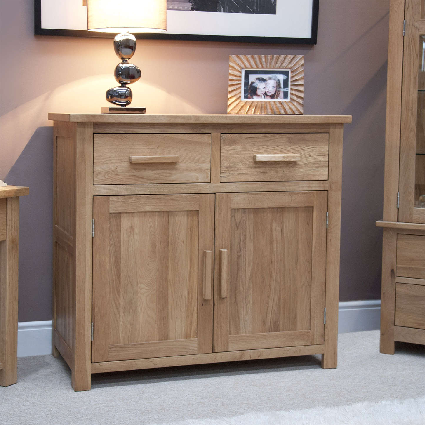 Opus Small Sideboard. 100% Solid Oak