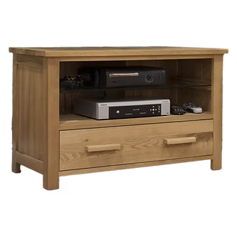 Opus TV Cabinet. 100% Solid Oak Cabinet
