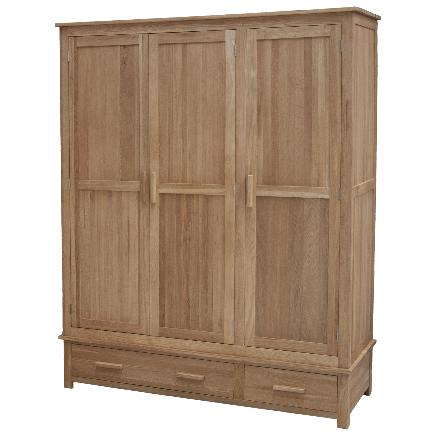 Opus Triple Wardrobe - 100% High Quality Oak