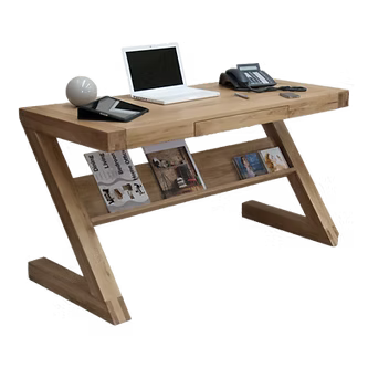 Opus Z Style Office Desk. 100% Solid Oak