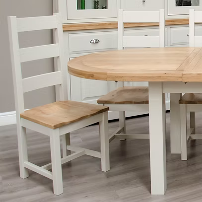 Painted Deluxe Ladder Back Chair 100% Solid Oak