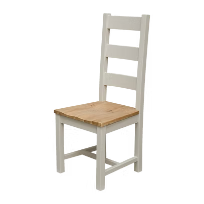 Painted Deluxe Ladder Back Chair 100% Solid Oak