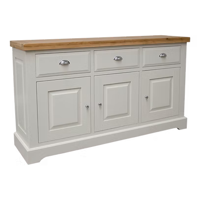 Painted Deluxe Large Sideboard 100% Solid Oak