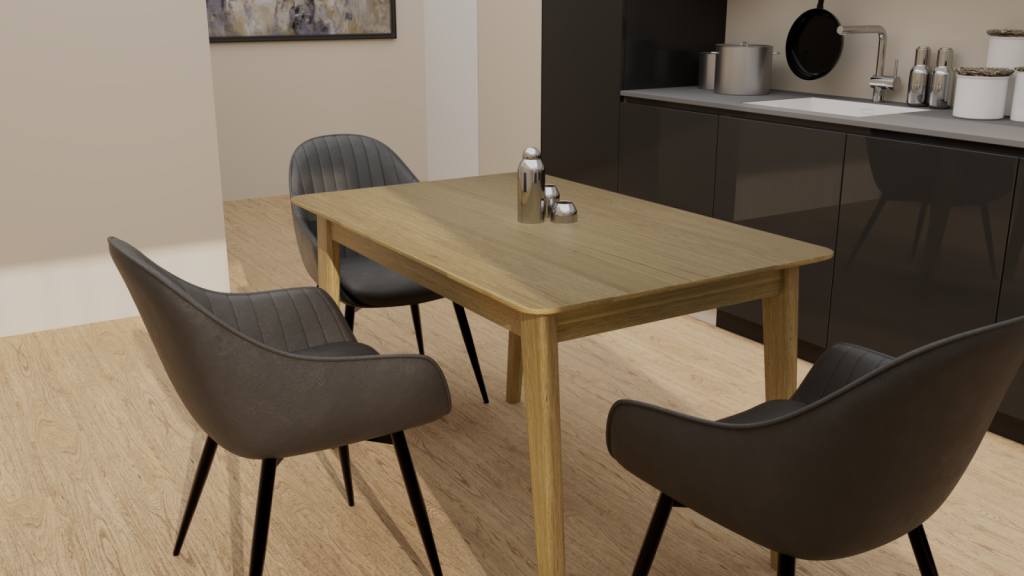 Scandic 1250 x 800 Table. Solid Oak  100% Solid Oak