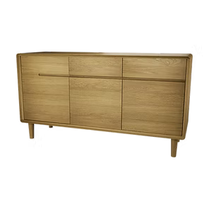 Scandic 3-Door Large Sideboard. Solid Oak 100% Solid Oak