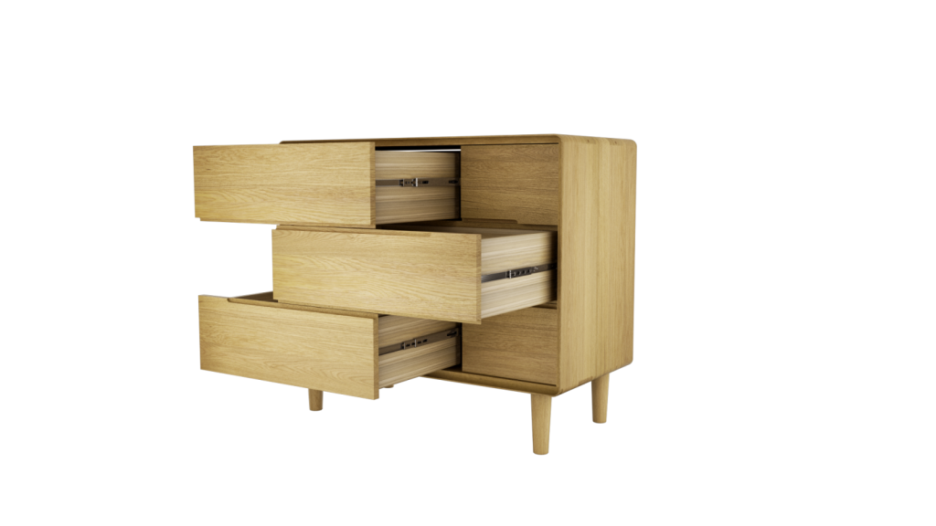 Scandic 3 Over 3 Chest. Solid Oak  100% Solid Oak4