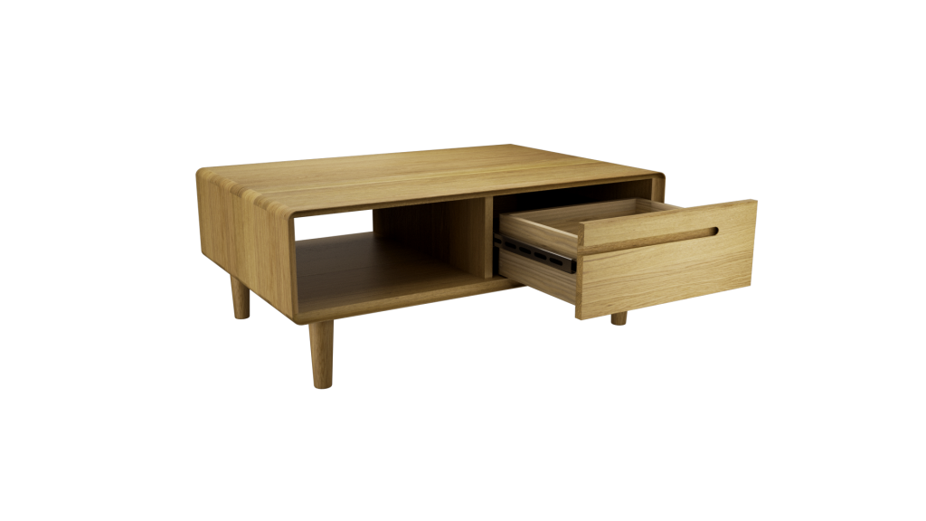 Scandic 3 x 2 Coffee Table. Solid Oak 100% Solid Oak3