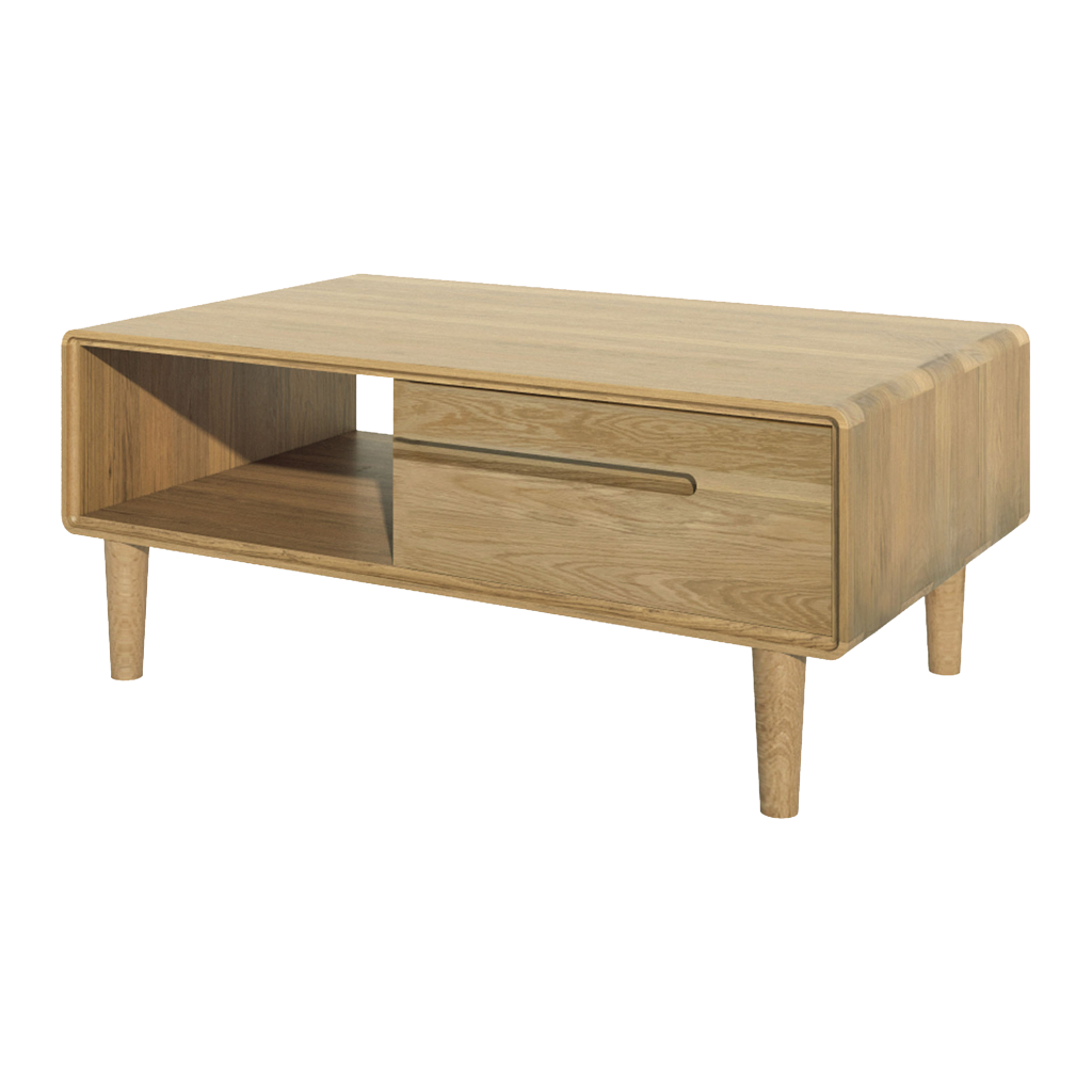 Scandic 3 x 2 Coffee Table. Solid Oak 100% Solid Oak5