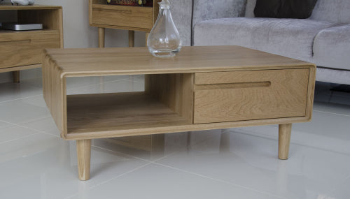 Scandic 3 x 2 Coffee Table. Solid Oak 100% Solid Oak6