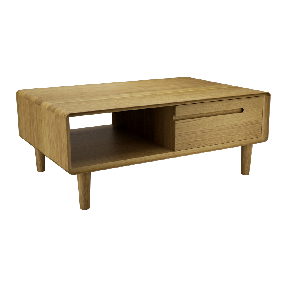 Scandic 3 x 2 Coffee Table. Solid Oak 100% Solid Oak7