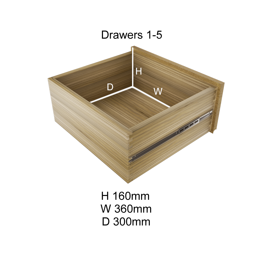 Scandic 5 Drawer Chest. Solid Oak  100% Solid Oak1