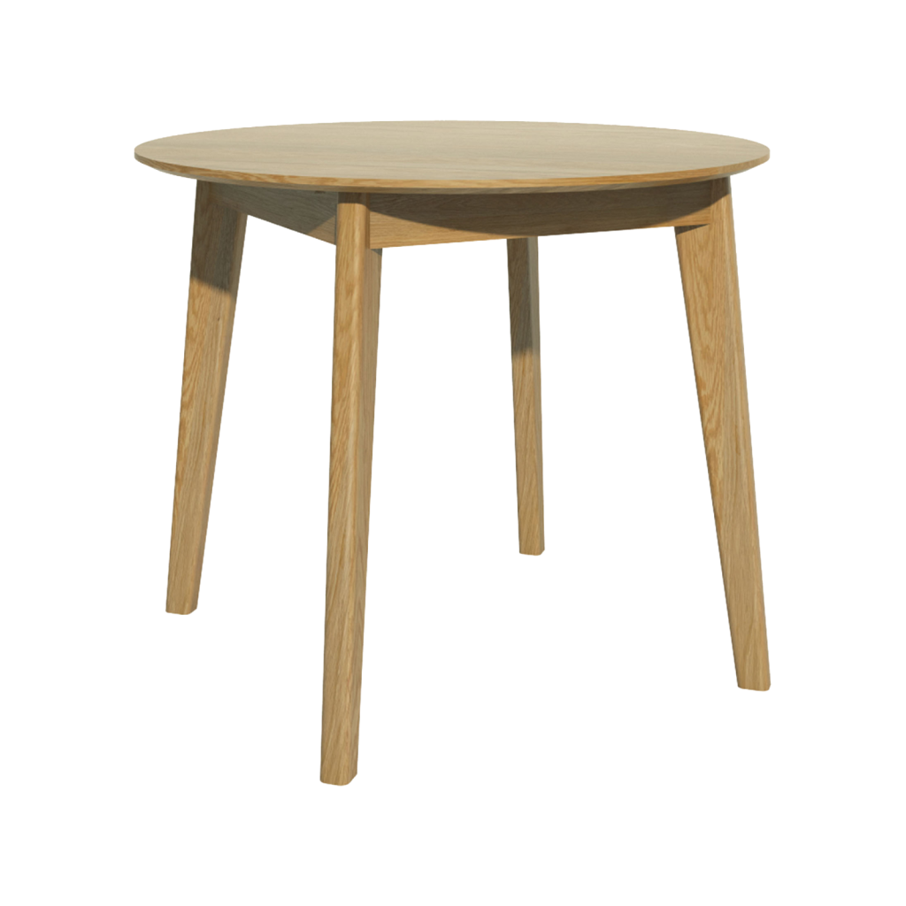 Scandic 950mm Round Table. Solid Oak 100% Solid Oak