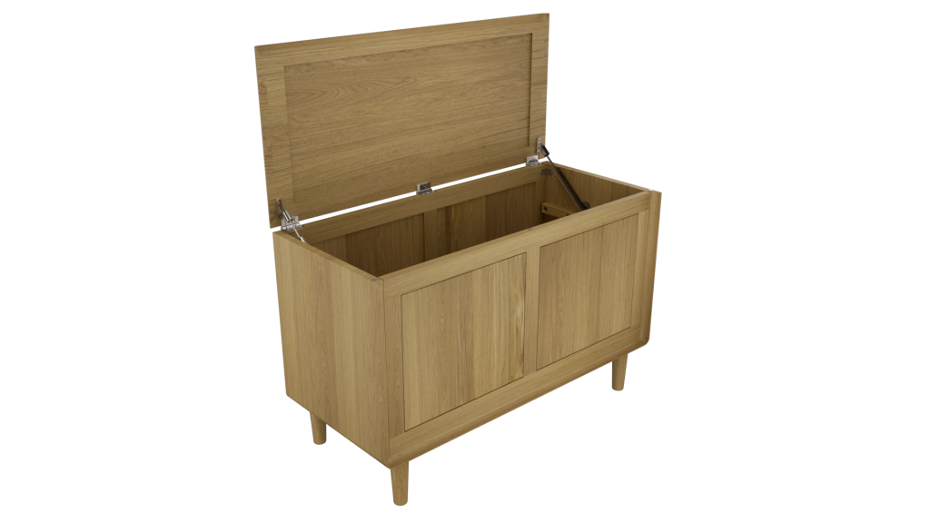 Scandic Blanket Box. Solid Oak  100% Solid Oak5