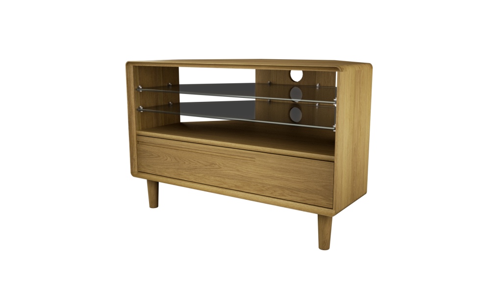Scandic Corner TV Unit. Solid Oak 100% Solid Oak5