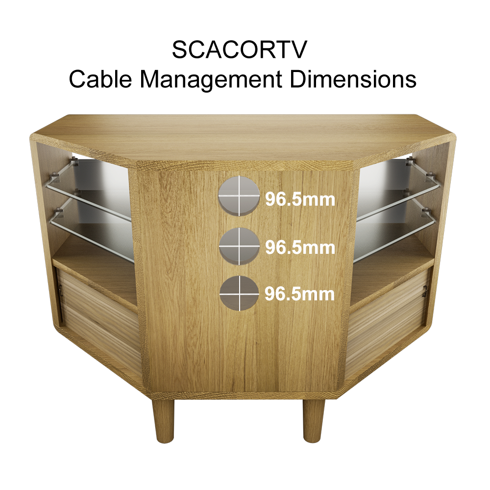 Scandic Corner TV Unit. Solid Oak 100% Solid Oak8