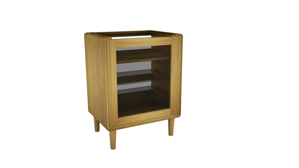 Scandic Hi-Fi Unit. Solid Oak 100% Solid Oak3
