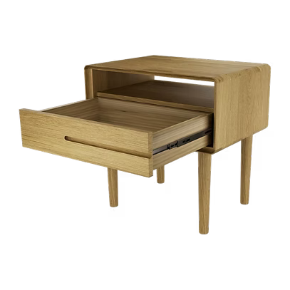 Scandic Lamp Table. Solid Oak 100% Solid Oak