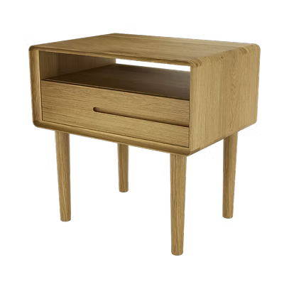 Scandic Lamp Table. Solid Oak 100% Solid Oak