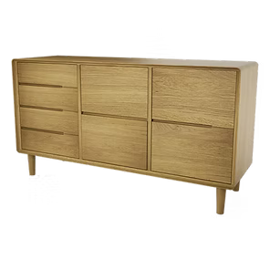 Scandic Large Sideboard. Solid Oak 100% Solid Oak