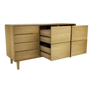 Scandic Large Sideboard. Solid Oak 100% Solid Oak